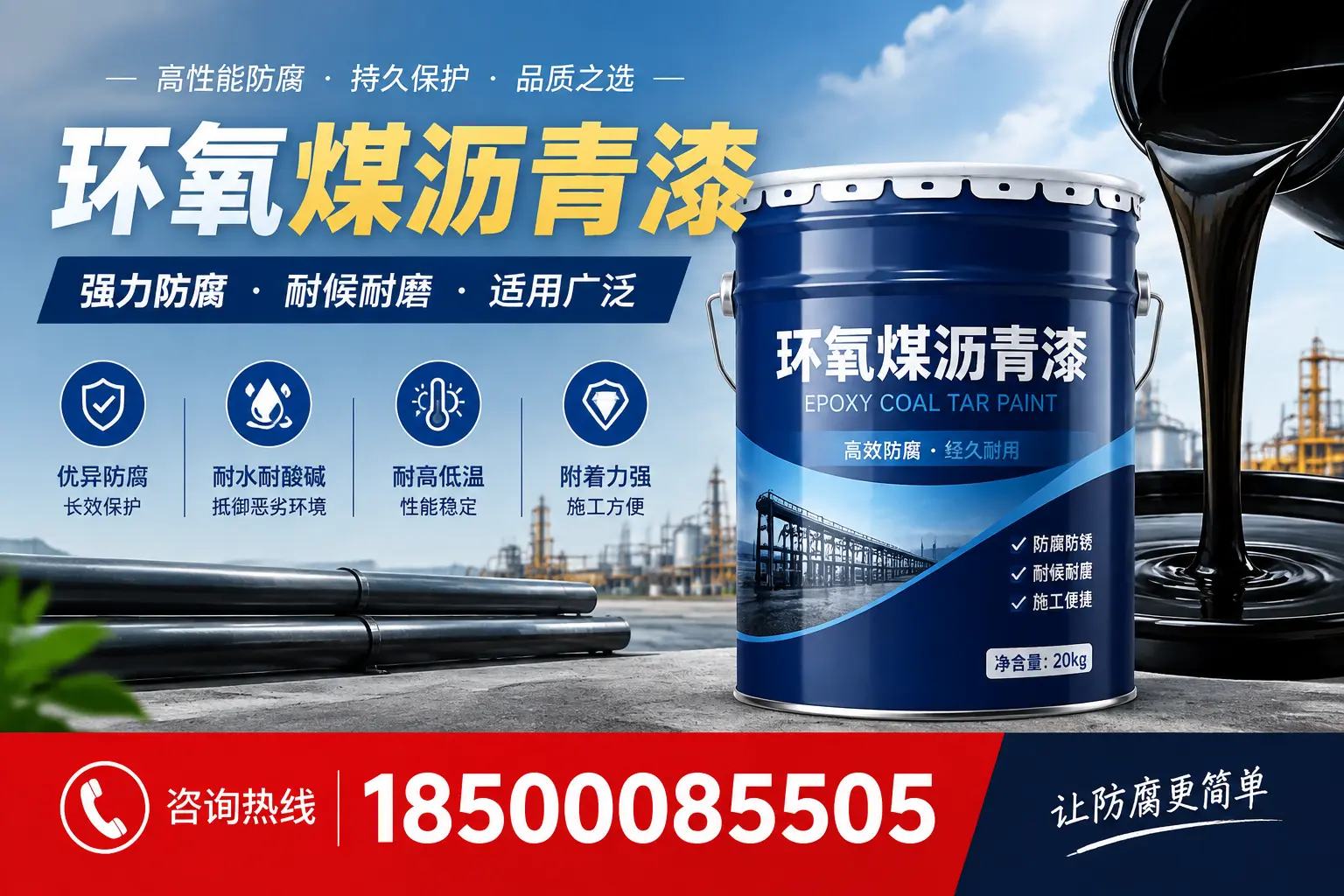 环氧煤沥青漆在不同气候条件下的表现分析，资阳适用性